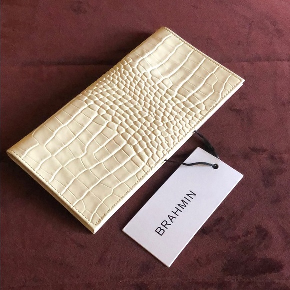 brahmin checkbook holder